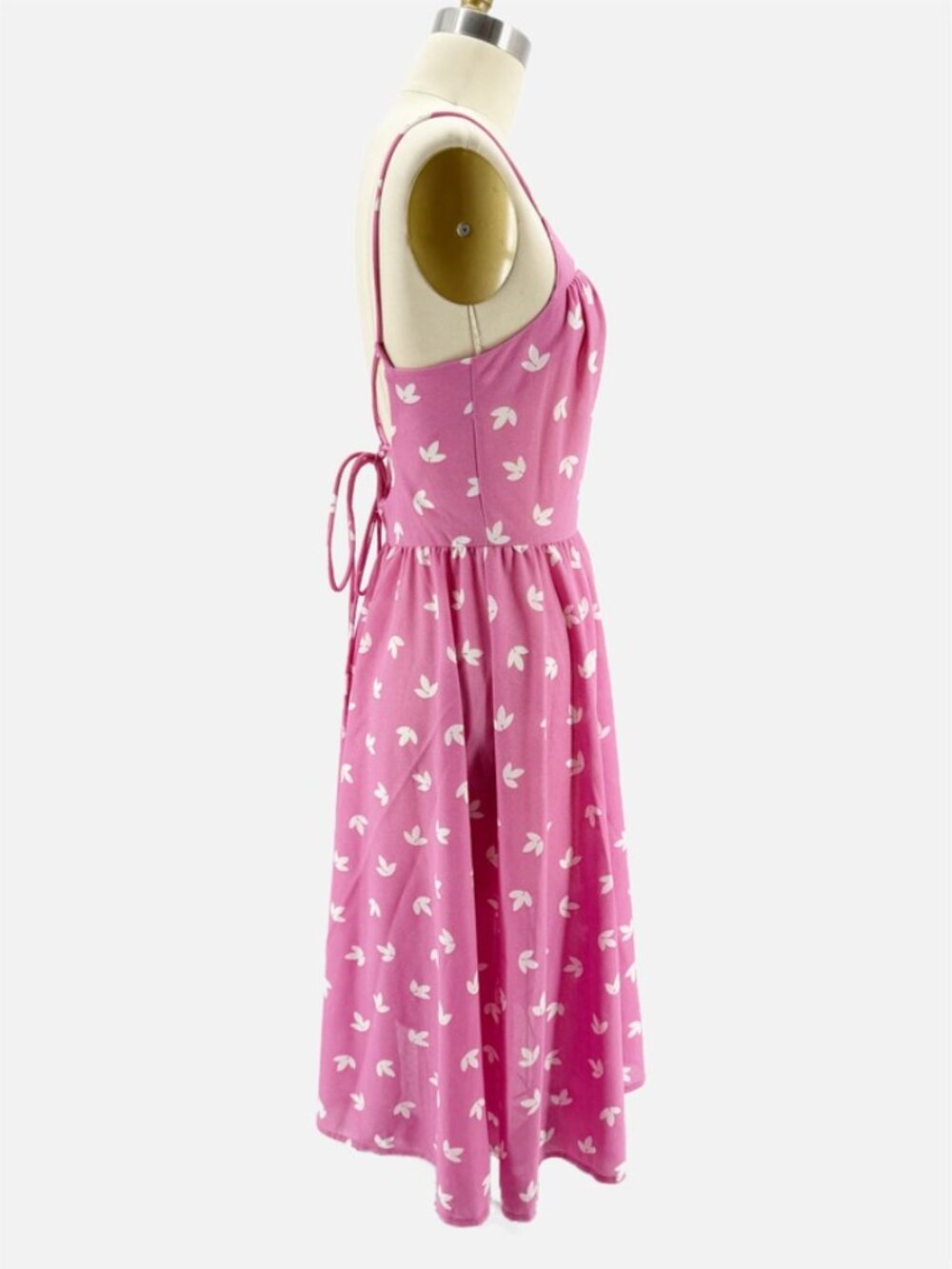 Avon Fashions Vtg 80s Pink Floral Sundress XS 11/12 - Picture 2 of 8